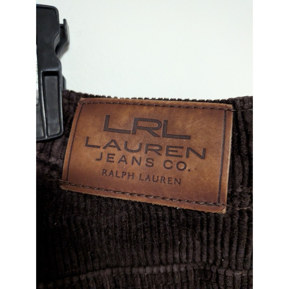 Lauren Ralph Lauren Brown Corduroy Pants Classic Bootcut Womens 12 LRL Jeans Co - Picture 10 of 13